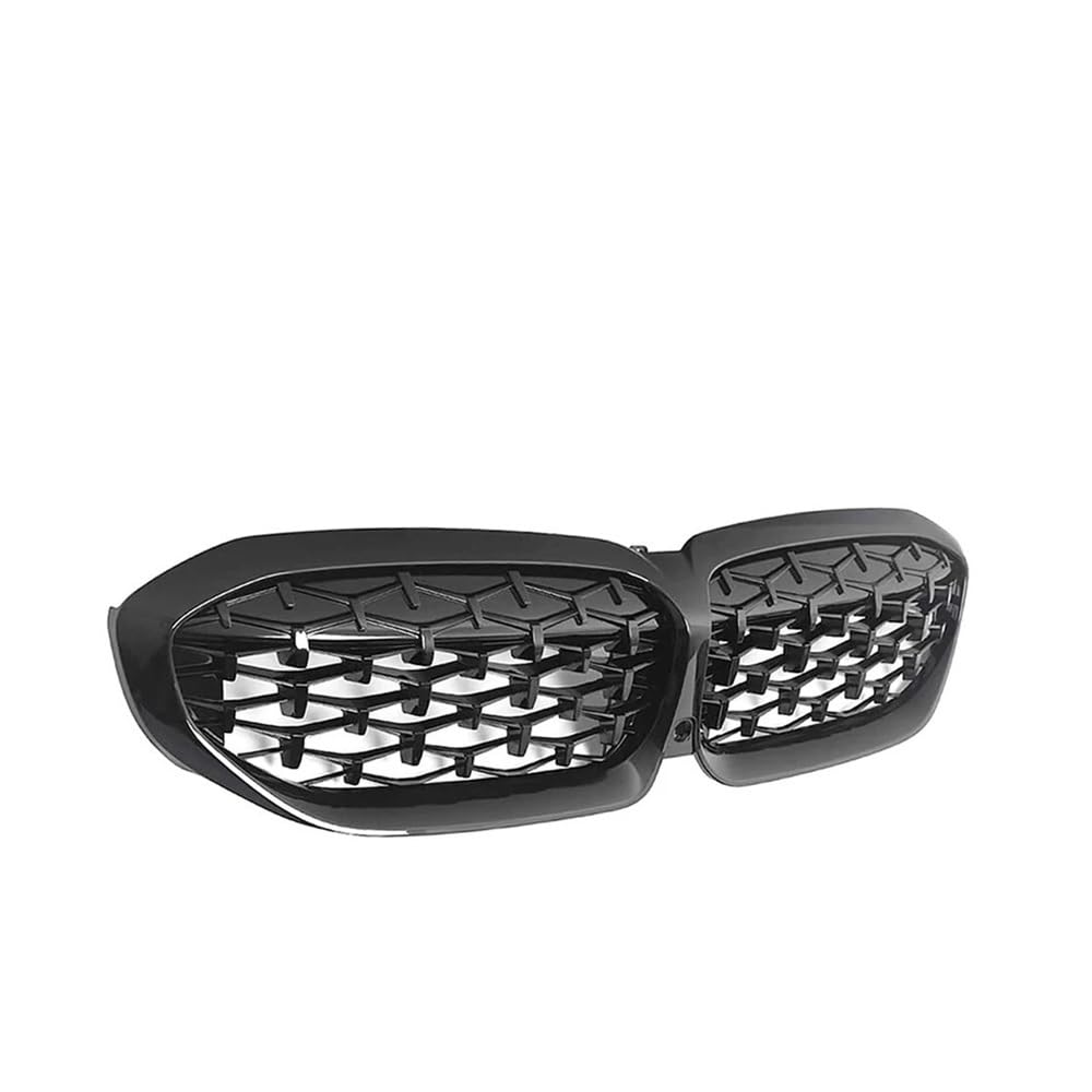 Fuicotto Auto Kühlergitter Front Diamond Nierengrill Ersatz Für BM&W Für 3er G20 G21 G28 2019 2020 2021 Racing Grills Grille(Black) von Fuicotto