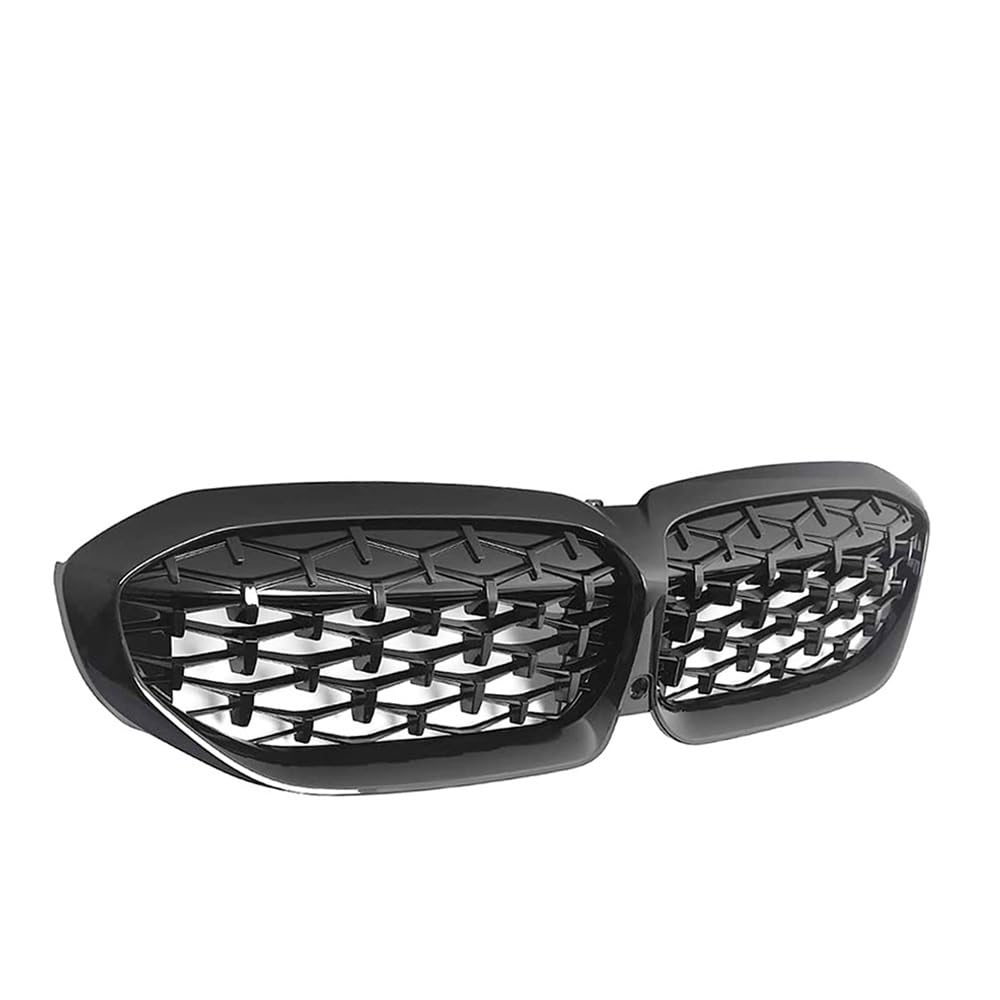 Fuicotto Auto Kühlergitter Front Diamond Nierengrill Ersatz Racing Grills Grille Auto Zubehör Für BM&W 3er G20 G21 G28 2019 2020 2021(Black) von Fuicotto