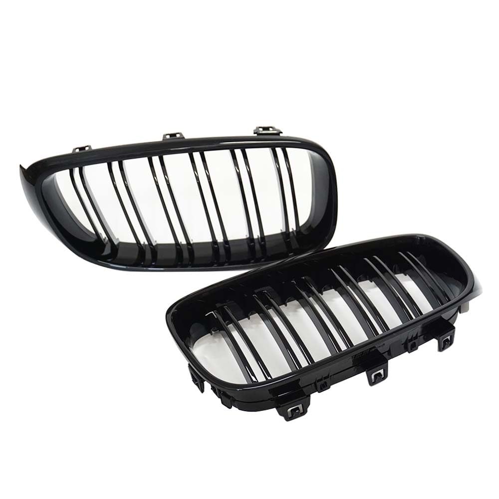 Fuicotto Auto Kühlergitter Für BM&W 3er GT F34 2013–2020 320i 328i 335i XDrive 1 Paar Doppellamellengrill Vorne Nierengitter Ersatzgrills von Fuicotto