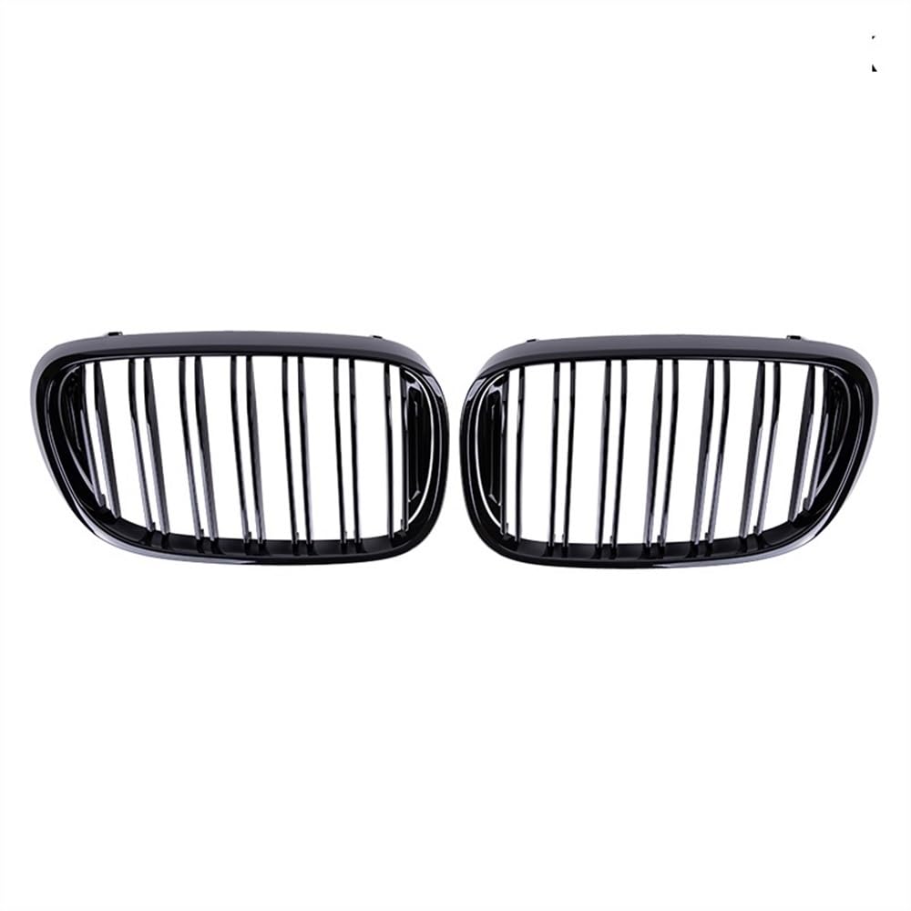 Fuicotto Auto Kühlergitter Für BM&W 7 Serie G11 G12 730li 740li Auto Front Grill Stoßstange Niere Grille Haube Glänzend Schwarz Racing Grills 2016 2017 2018 2019 2020(Schwarz glänzend) von Fuicotto