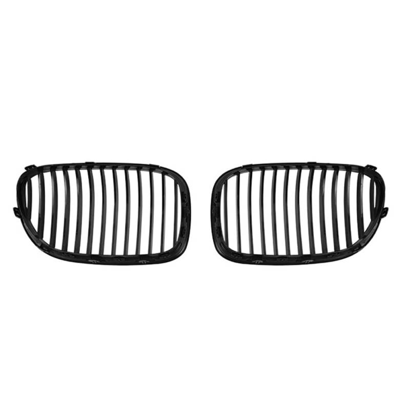 Fuicotto Auto Kühlergitter Für BM&W F01 F02 7 Serie 2009-2013 2014 2015 EIN Paar 1 Lamellen Singel Linie Front Stoßstange Niere Grille Racing Grills Auto Teile von Fuicotto