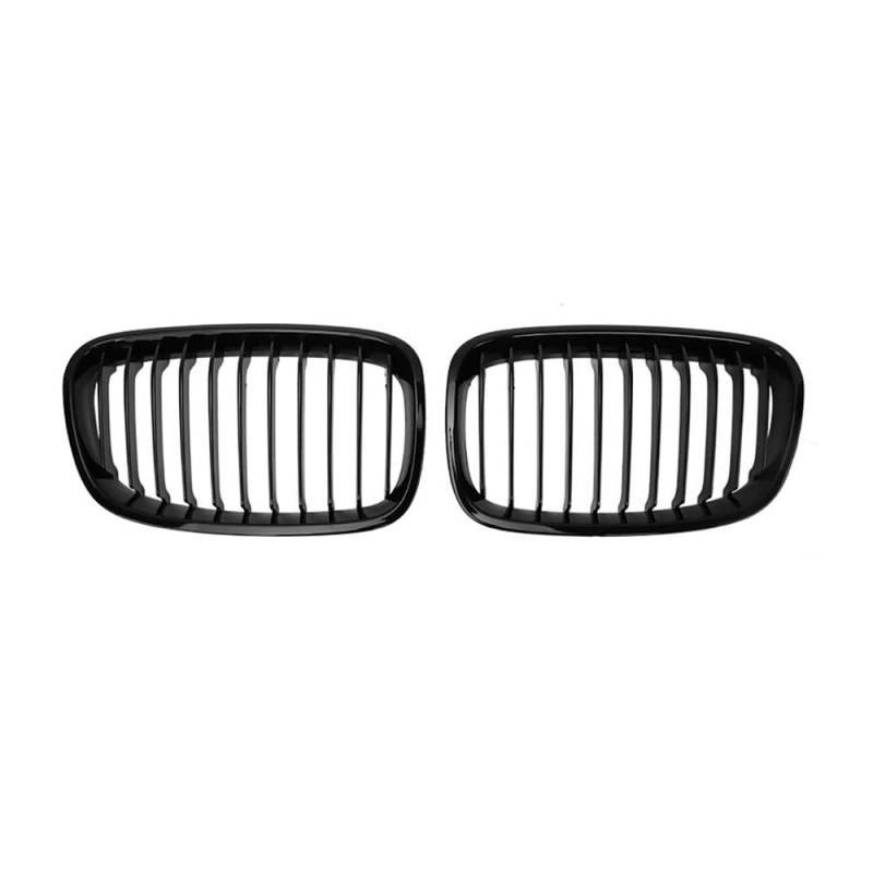 Fuicotto Auto Kühlergitter Für BM&W Für 1 Serie F20 F21 2011 2012 2013 2014 Auto Stoßstange Vorne Niere Gitter Glanz Schwarz Grille Racing Grill Auto ABS Externe von Fuicotto