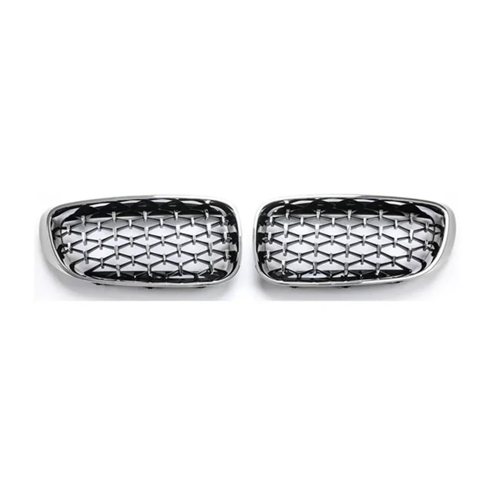 Fuicotto Auto Kühlergitter Für BM&W Für 3 Serie GT F34 Gran Turismo 320i 328i 330i 335i 325d 2012-2019 Diamant Auto Front Niere GrillsGrille Auto Racing Grills(Full Silver) von Fuicotto