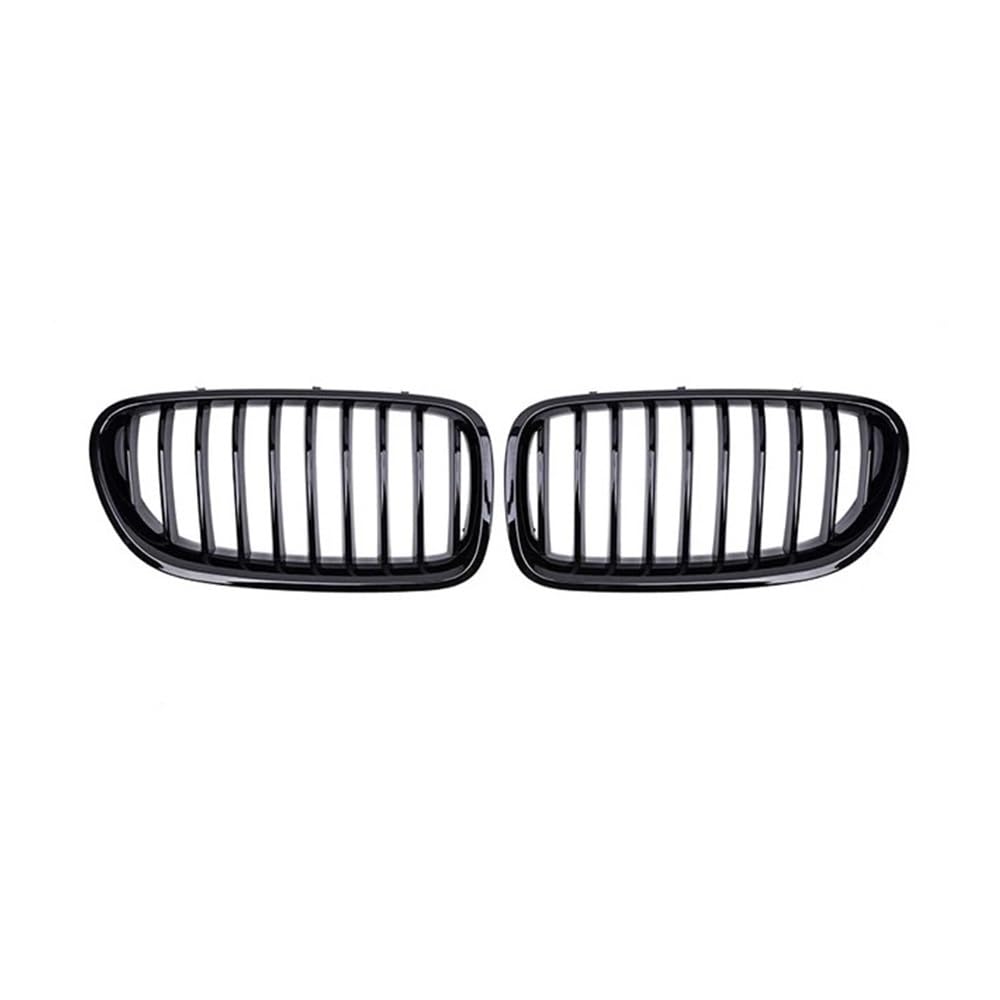 Fuicotto Auto Kühlergitter Für BM&W Für F10 F11 F18 Für 5er 520i 523i 525i 2010-2013 2014 2015 2016 Auto Front Nierengrill Racing Grills Gloss Black Grille(Schwarz glänzend) von Fuicotto