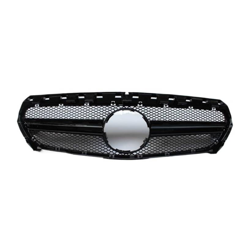 Fuicotto Auto Kühlergitter Für CLA Klasse W117 C117 CLA220 CLA250 CLA260 CLA300 2013-2016 Front Grill Auto Oberen Stoßfänger Haube Mesh Grid(Black) von Fuicotto