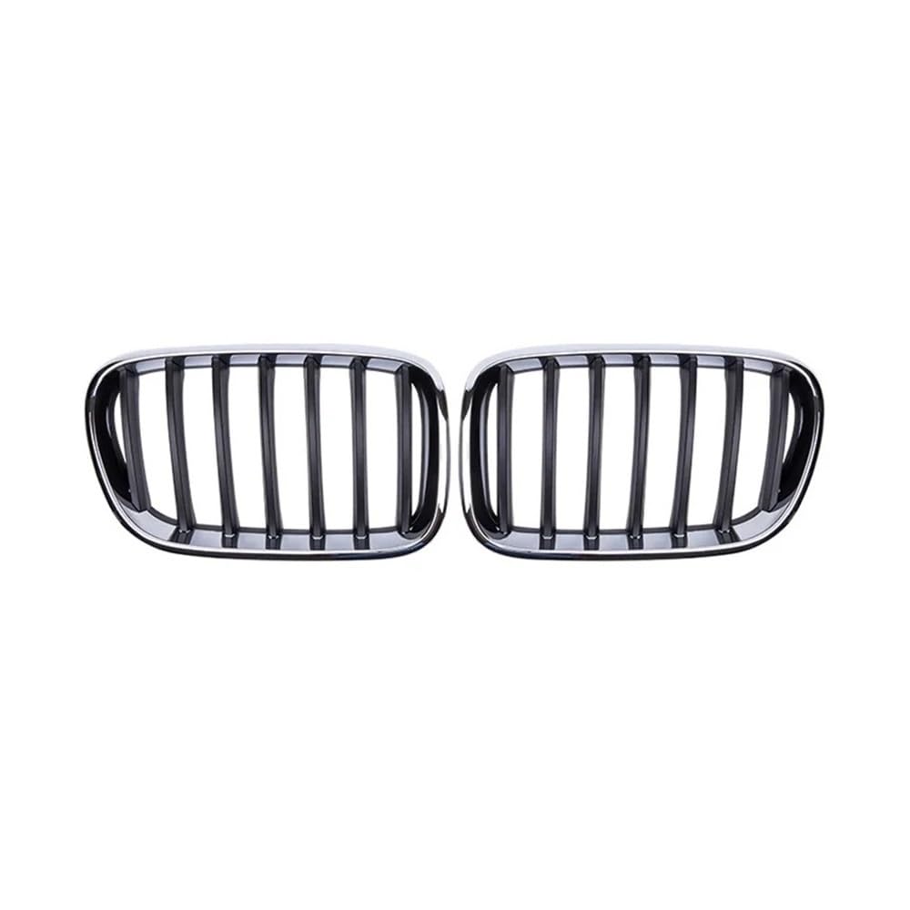 Fuicotto Auto Kühlergitter Galvanisieren Auto Front Stoßstange Haube Nieren Grille Gitter Für BM&W Für X3 F25 2011 2012 2013 ABS Chrom Racing Grills von Fuicotto