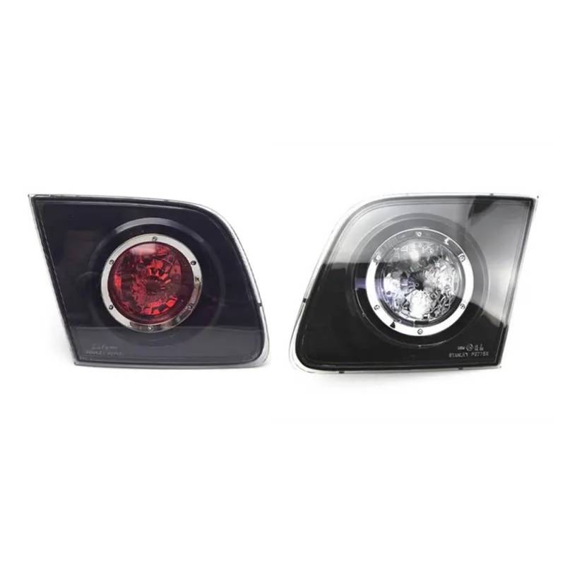 Fuicotto Auto Rückleuchten Für Maz&da 3 2005-2010 BK Limousine 4 Tür Rücklicht Auto Links Und Rechts Körper Teile Innen Schwanz Lampe Auto Blinker Lampe(Left and Right) von Fuicotto