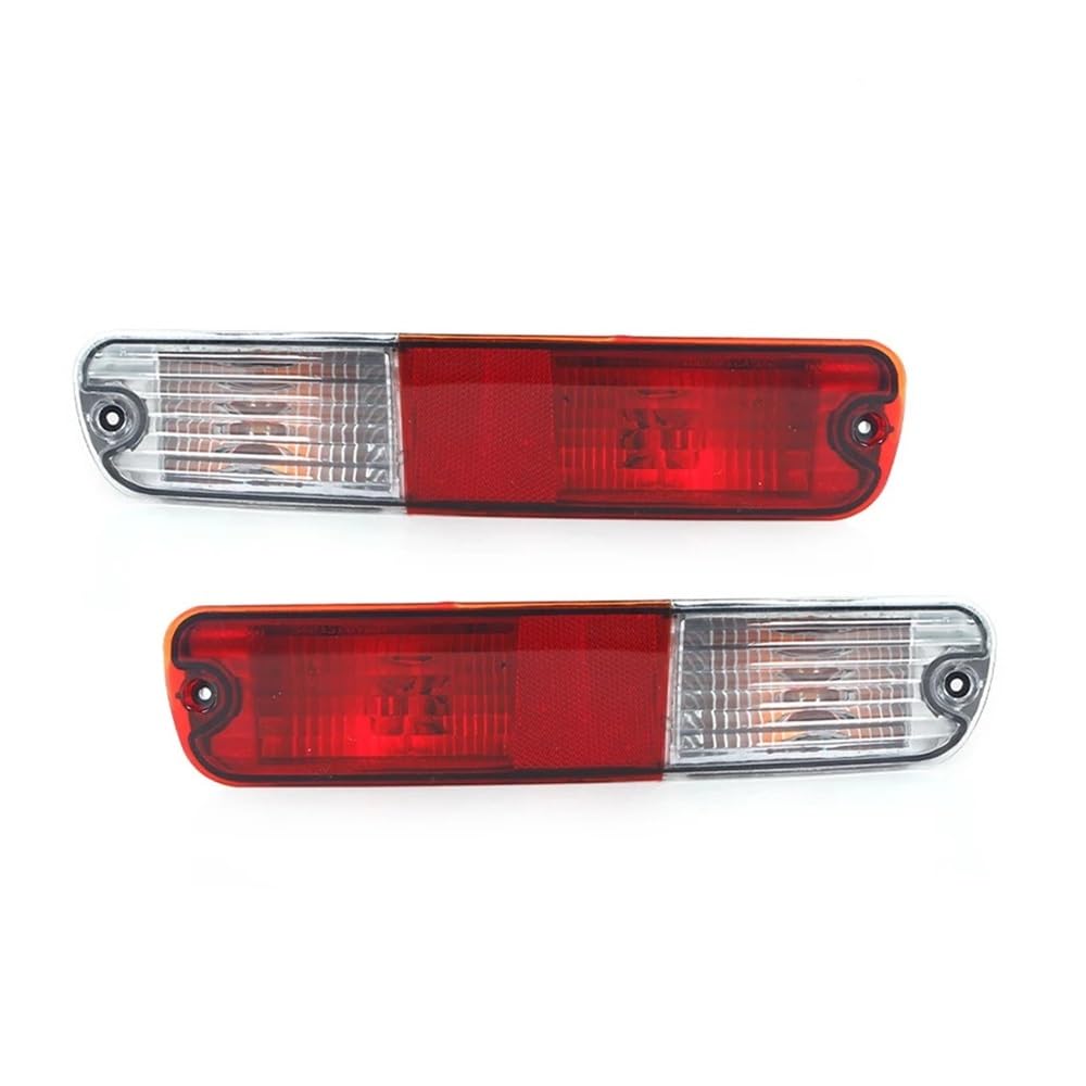 Fuicotto Auto Rückleuchten Für Mitsub&ishi Für Pajero Montero V73 V75 V77 2003-2007 Auto Stoßstange Hinten Bremslicht Schwanz Blinker Reflektor Lampe Mit Birne(Left and right) von Fuicotto