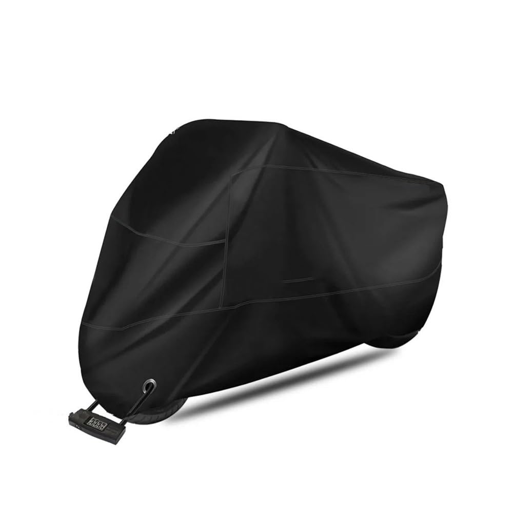 Fuicotto Sitzbezug Motorrad Abdeckung Schutz Staubdicht Schnee-Outdoor Motorrad wasserdichte Abdeckung Für Für R1250GS Für R 1250 GS Für R1250 GSA(Black,2XL for 200cm) von Fuicotto