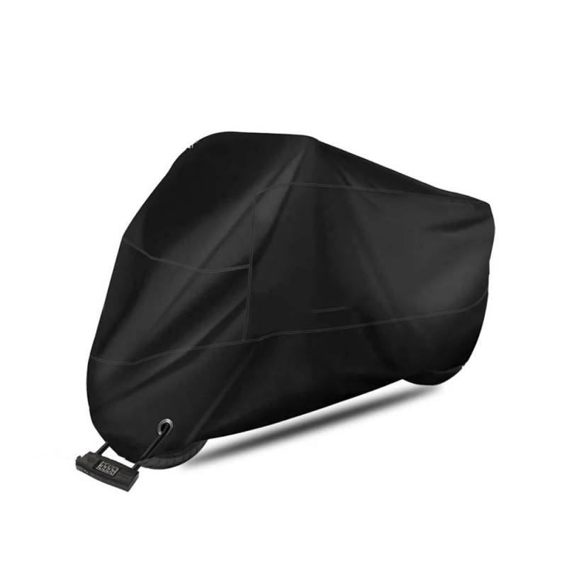 Fuicotto Sitzbezug Motorrad Abdeckung Schutz Staubdicht Schnee-Outdoor Motorrad wasserdichte Abdeckung Für Für R1250GS Für R 1250 GS Für R1250 GSA(Black,M for 160cm) von Fuicotto