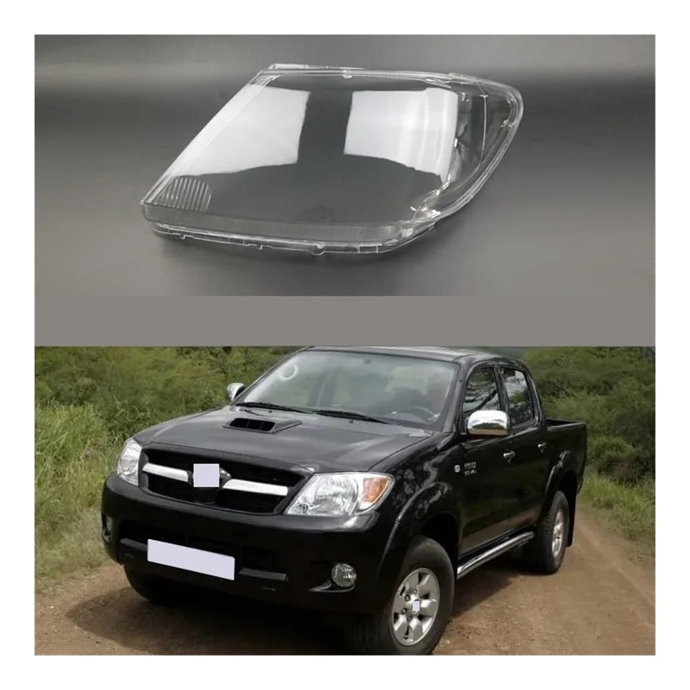 Scheinwerferglas Auto Licht Kappen Für Toy&OTA Für Hilux Für Vigo 2005-2008 Front Lampe Schatten Scheinwerfer Maske Scheinwerfer Shell Lampenschirm Abdeckung Objektiv Glas(Links) von Fuicotto