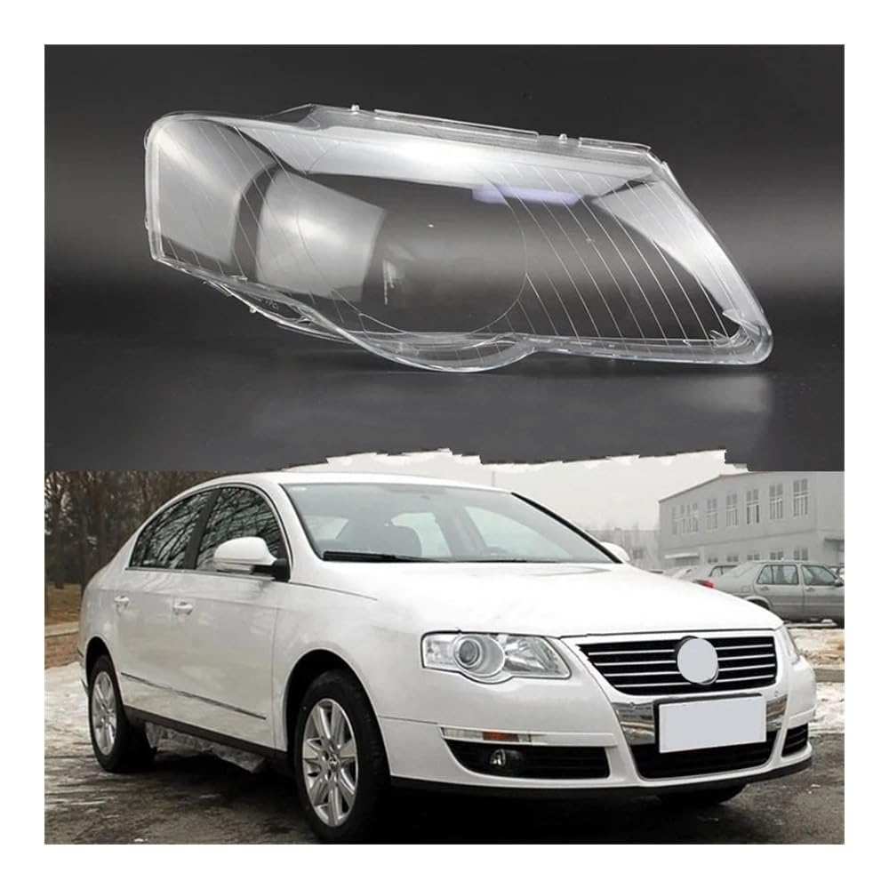 Scheinwerferglas Front Scheinwerfer Transparent Lampenschirm Lampe Shell Scheinwerfer Abdeckung Für V&W Für Passat Für Magotan B6 R36 2006 2007 2008 2009 2010 2011(Rechts) von Fuicotto