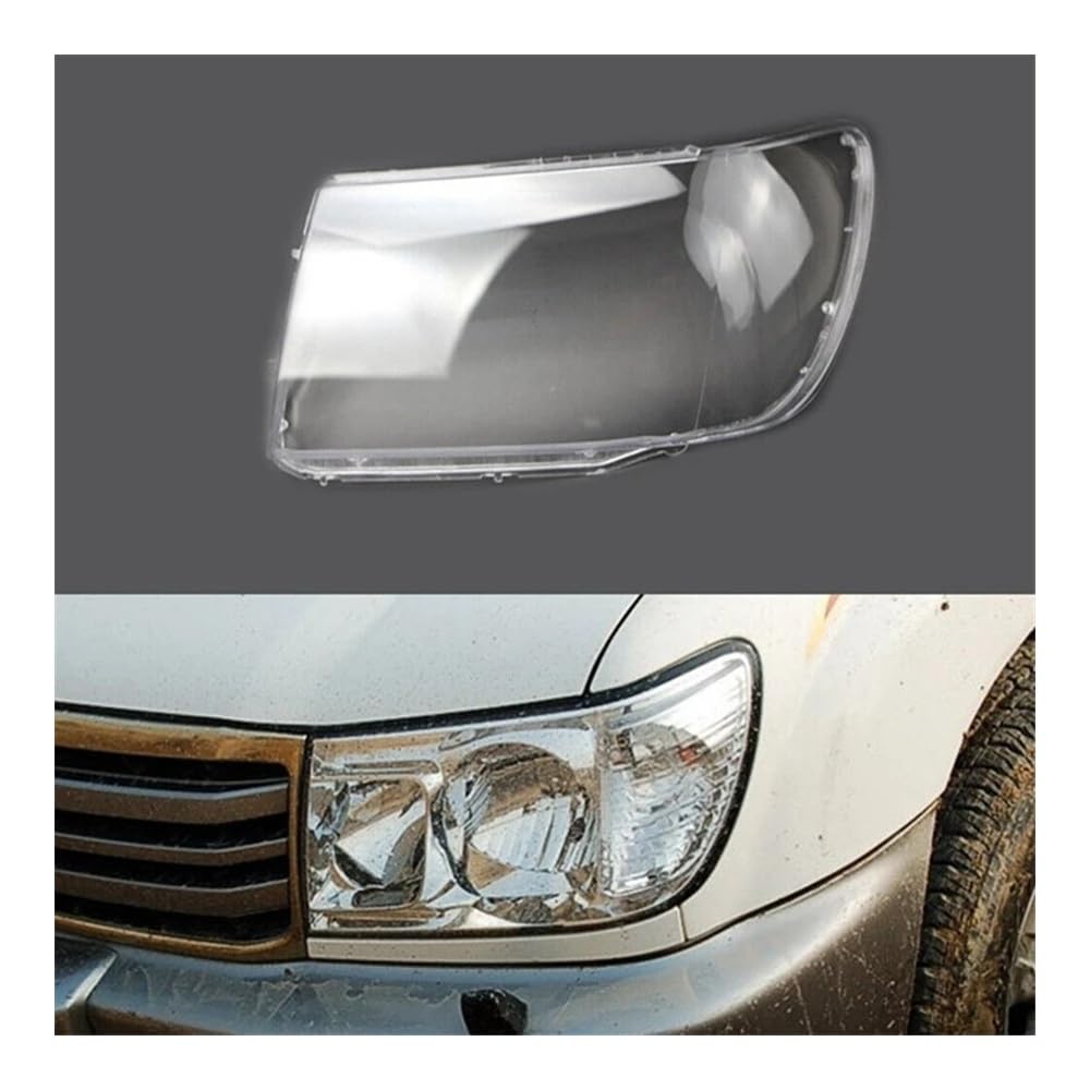 Scheinwerferglas Für Toy&OTA Für Land Cruiser 2004 2005 2006 Auto Scheinwerfer Abdeckung Transparent Lampenschirm Kappen Kopf Licht Lampe Shell(Links) von Fuicotto