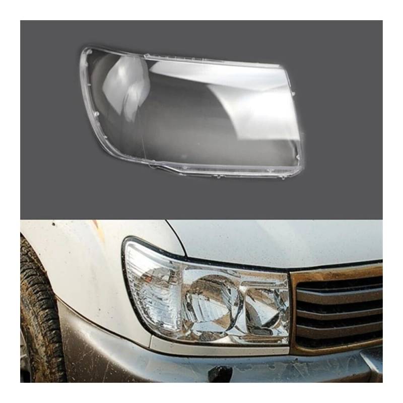 Scheinwerferglas Für Toy&OTA Für Land Cruiser 2004 2005 2006 Auto Scheinwerfer Abdeckung Transparent Lampenschirm Kappen Kopf Licht Lampe Shell(Rechts) von Fuicotto