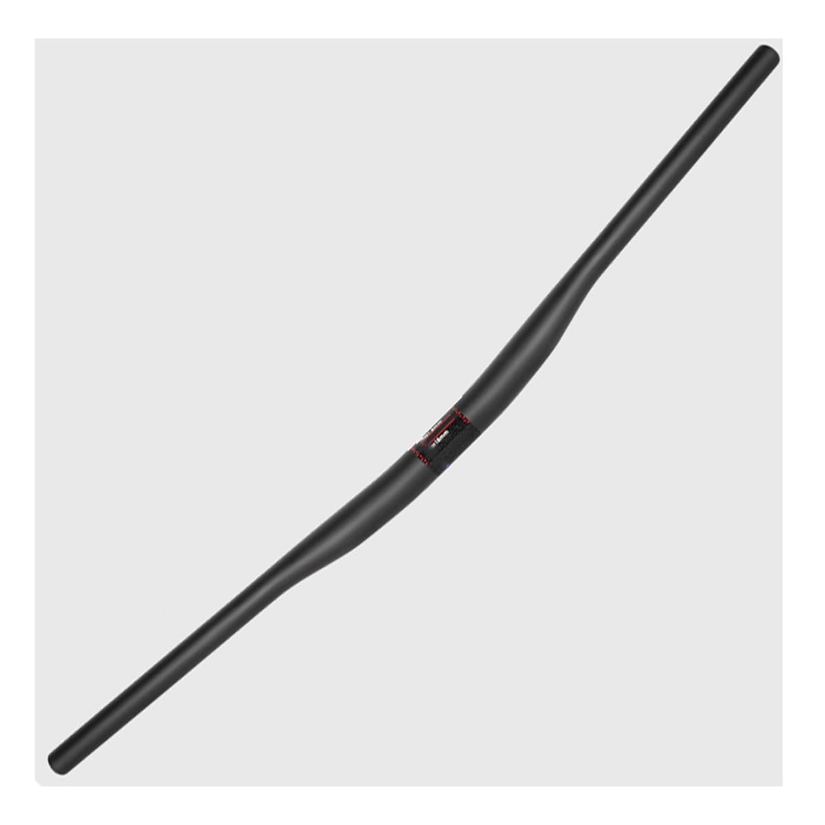 31.8mm Kohlefaser Rennrad Riser Bar extralanger 750mm 820mm MTB Mountainbike Lenker Fahrrad Lenkerstange Rise 15mm für BMX DH XC AM FR (Color : Black Matte, Size : 820mm) von FukkeR