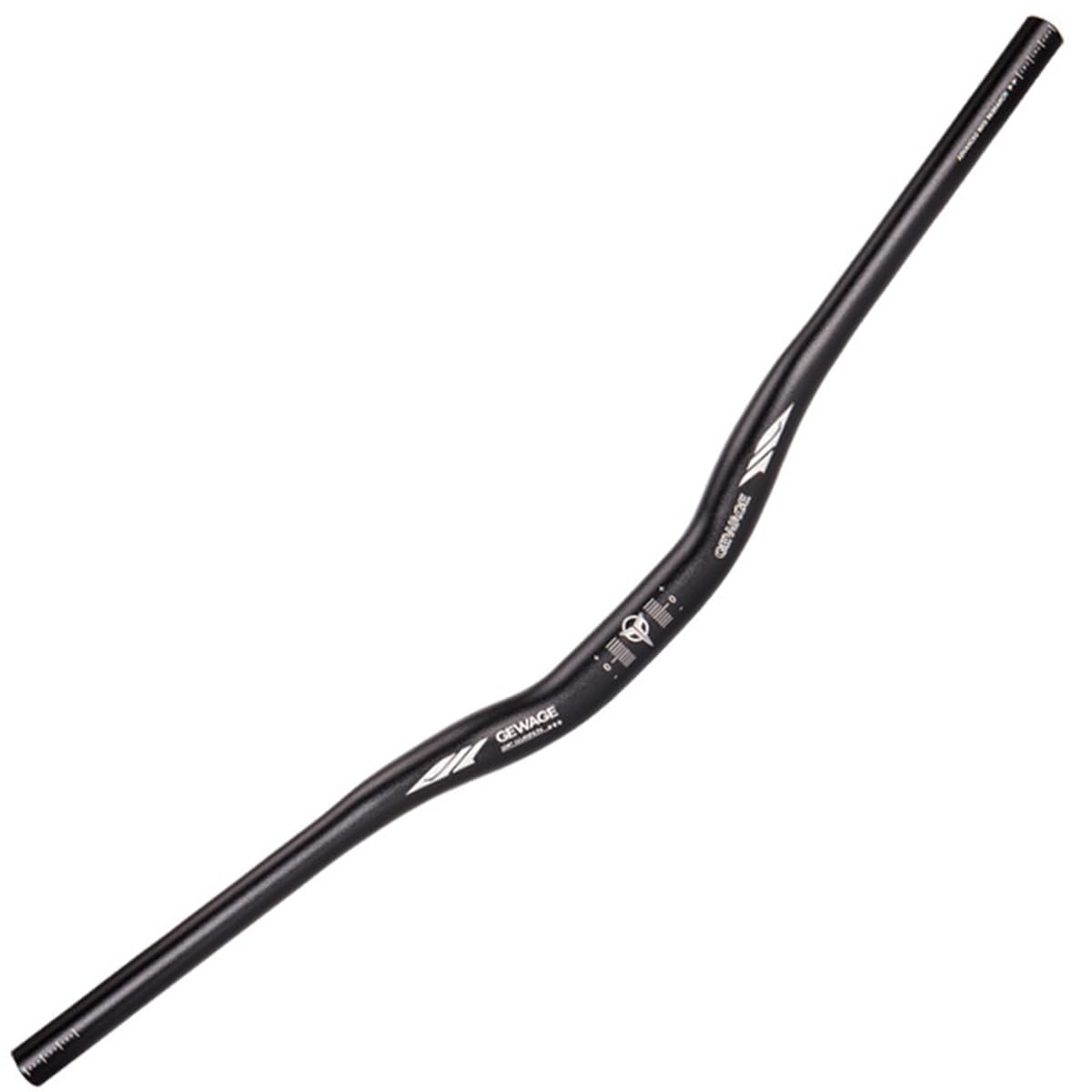 Bike Riser Bar 720mm 780mm MTB Mountainbike Fahrrad Lenker 31.8mm Aluminium Fahrrad Fixed Gear Lenkerstange Rise 30mm Für Rennrad Downhill DH XC AM FR (Color : Black, Size : 720mm) von FukkeR