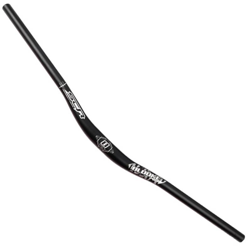 MTB Lenker 31.8mm Mountainbike Riser Bars 800mm Extralanger Fahrradlenker Aluminiumlegierung Leichtgewicht 30mm Rise Für Downhill BMX DH XC AM FR (Color : Black, Size : 800mm) von FukkeR