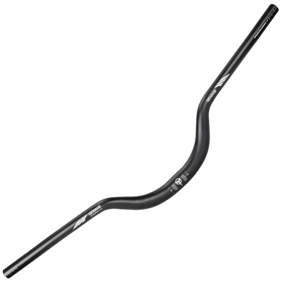 Mountainbikes Lenker 31.8mm*780mm Aluminiumlegierung MTB Riserbar Fahrradlenker Für Rennrad Downhill BMX DH XC AM FR Rise 25mm 55mm 75mm 90mm (Color : Black, Size : 90mm) von FukkeR