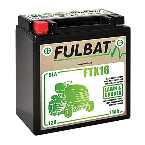 Fulbat YTX16-BS Gel-Batterie 12V 14Ah – Wartungsfrei, Vorgeladen, Zuverlässig für Motorräder, Roller & Quads von Fulbat