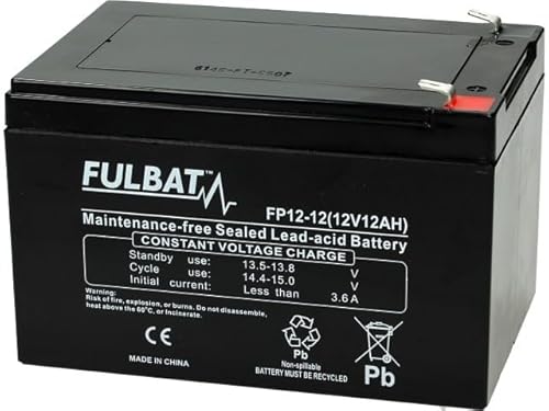 Batterie Fulbat FP 12-12 Gel VRLA 12V 12Ah von Fulbat