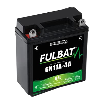 FULBAT Motorradbatterie FULBAT GEL 6N11A-4AF (6N11-4A) 6V 11,6AH 90A von Fulbat