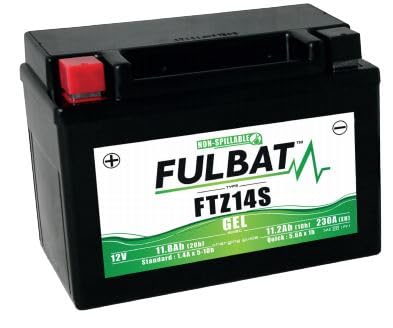 FULBAT Motorradbatterie FTZ14S / YTZ14S, 12 V, 11,8 Ah, 230 A von Fulbat