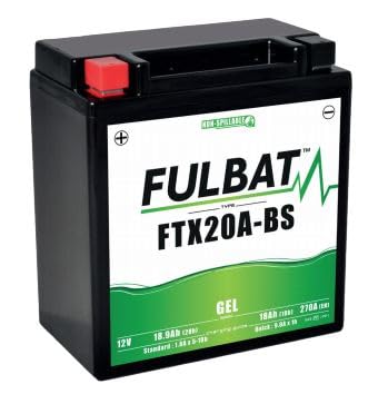 - FULBATTERIE MOTORRAD FULBAT GEL FTX20A-BS / YTX20A-BS 12V 18,9AH 270A von Fulbat