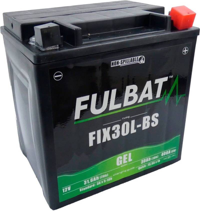 Fulbat FIX30L-BS Batterie De Moto Gel von Fulbat