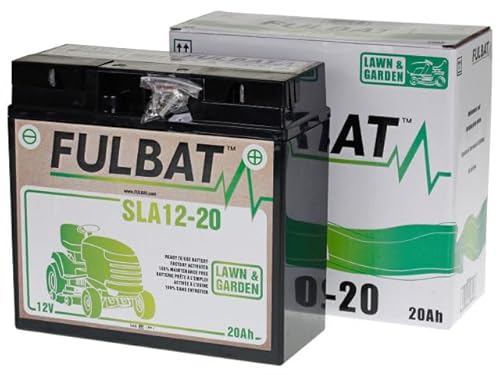 Fulbat SLA12-20 Gel SLA 12V 20Ah Batterie – Wartungsfrei für Gartenmaschinen von Fulbat