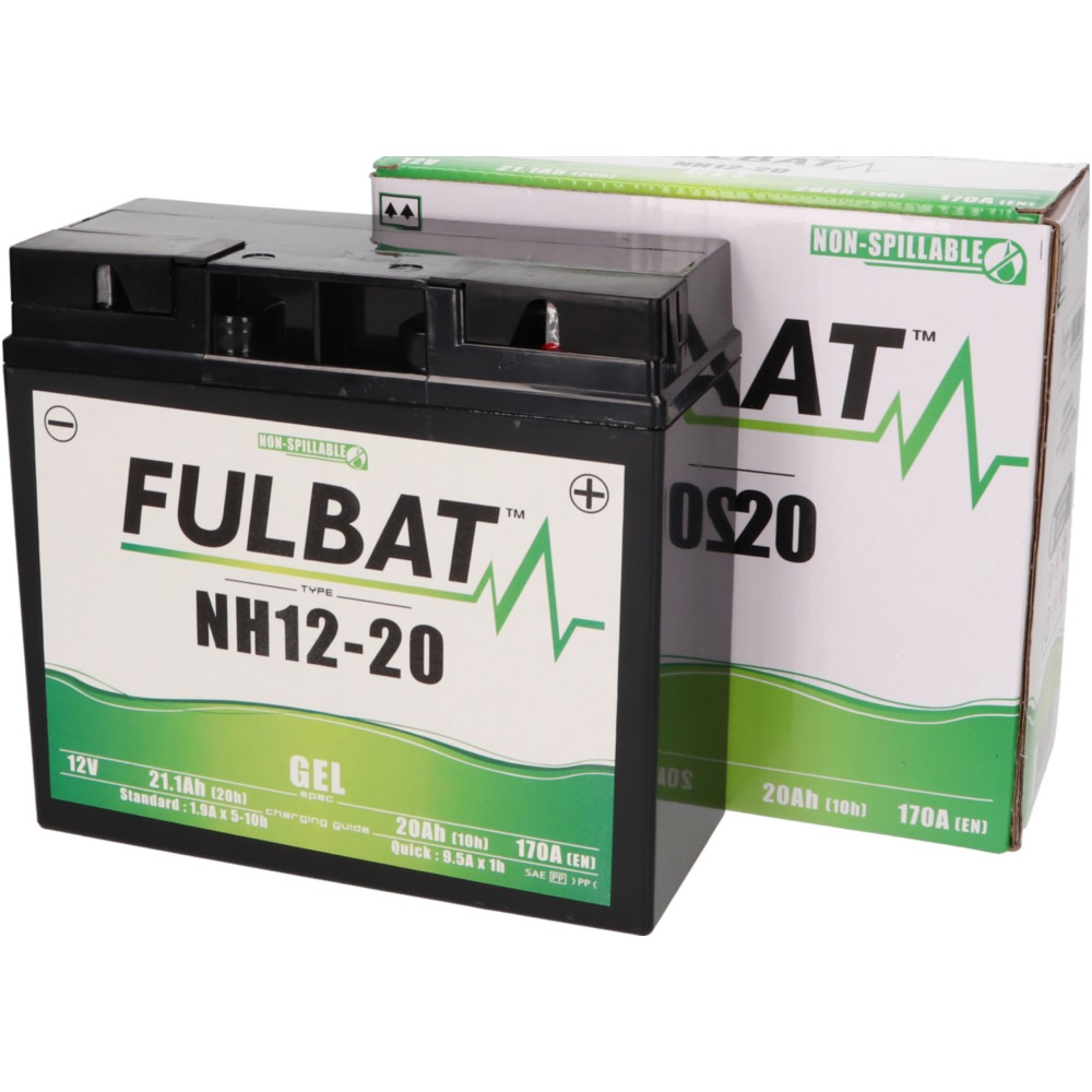 Fulbat fb550917 akku batterie  nh12-20, nh12-18, 51913 gel für rasentraktor, rasenmäher, gartenmaschine von Fulbat