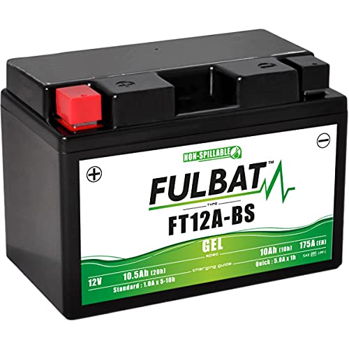 FULBAT - Motorradbatterie FULBAT GEL FT12A-BS / YT12A-BS 12V 10,5AH 175A von Fulbat