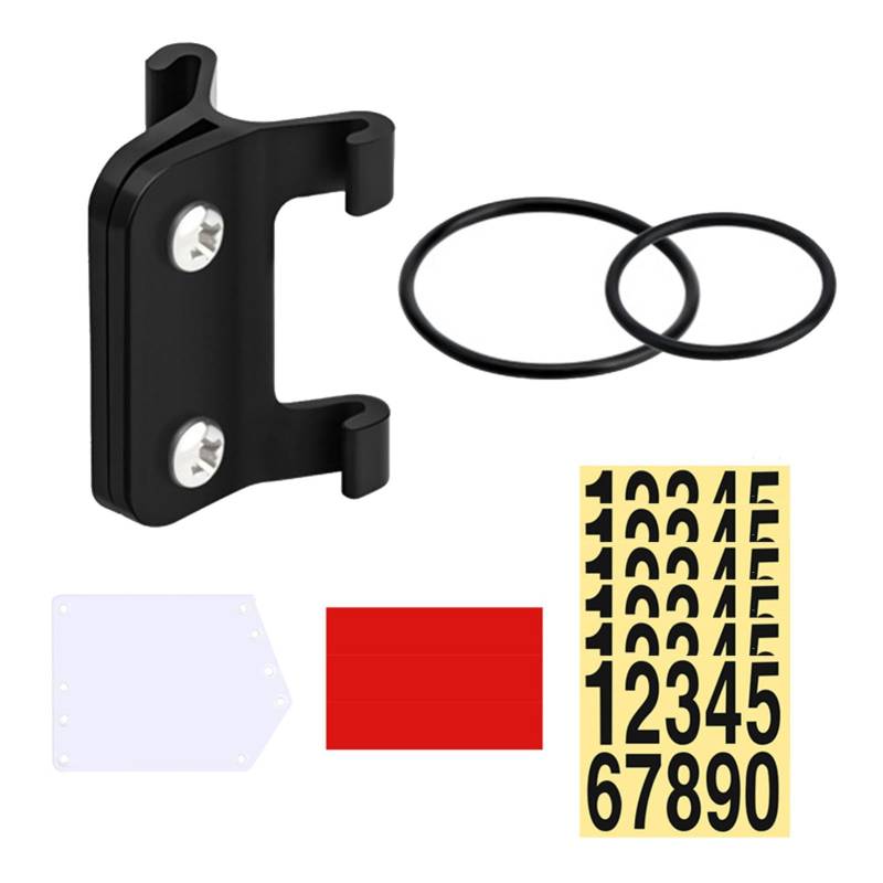 Nummernschild für Radrennen, Nummernschild für Radrennen - Startnummernhalterung für Fahrrad - Multifunktionale Fahrrad-Rennkarte für Stadträder, Rennräder und Mountainbikes von Fulenyi