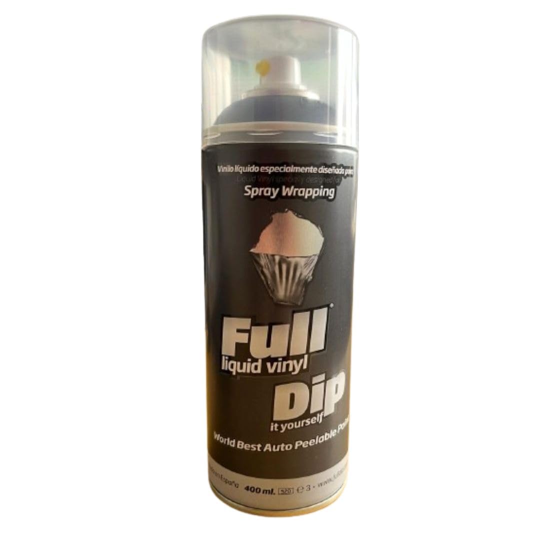 Dip Full Color Spray Flüssig Fest Vinyl 400 ml - schwarz von FULL DIP