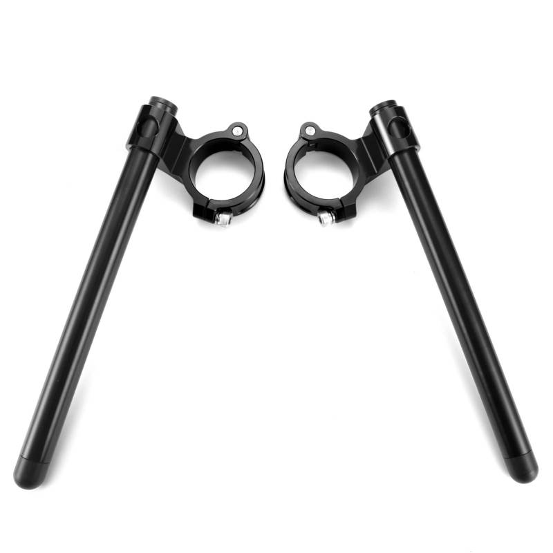 Fullibars Ø 43mm stummellenker für moto gabel Ø 43mm cafe racer stummellenker mit neigung 7 ° mit Lenkrohre 22.2mm aus Aluminium von Fullibars