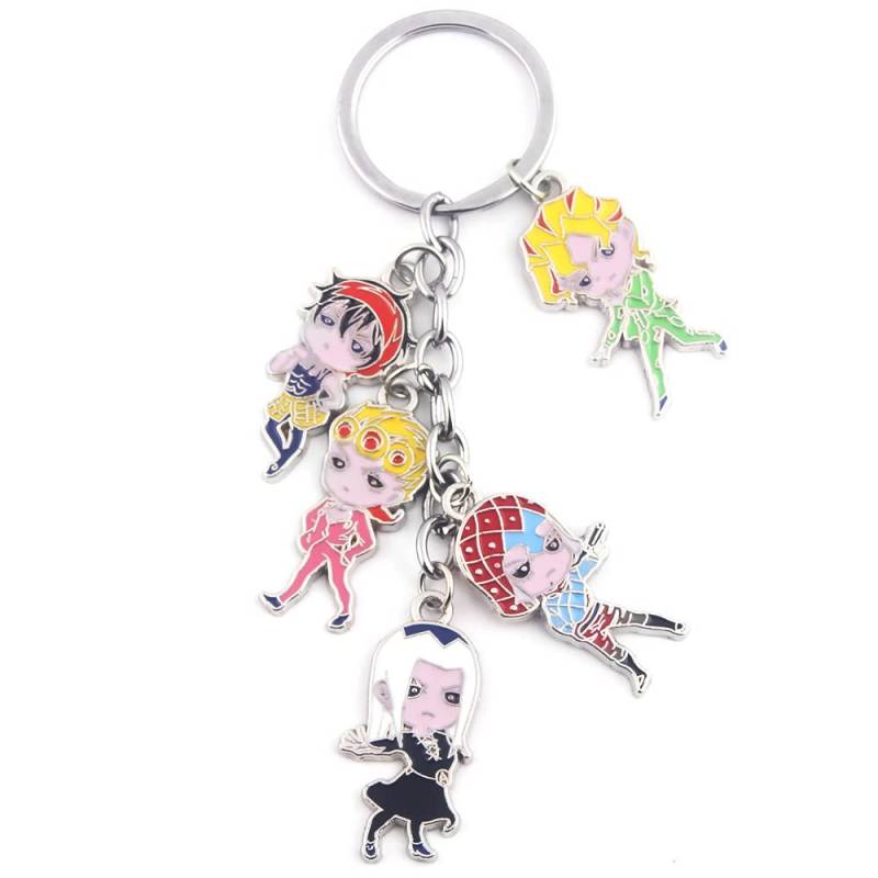 FunBoat JJBA JoJo Pfeil Schlüsselanhänger – Josuke Crazy Diamond & Kira Killer Queen Anime Charm – Geschenke für Teenager, Männer, Frauen, Jojo Figuren Schlüsselanhänger - B, Einheitsgröße von FunBoat