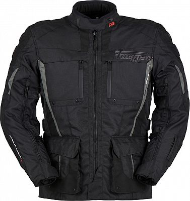 Furygan Brevent 3in1, Textiljacke wasserdicht - Schwarz/Grau - 3XL von Furygan