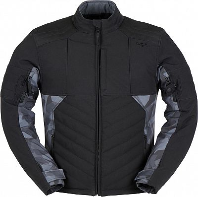 Furygan IceTrack Camo, Textiljacke wasserdicht - Schwarz/Grau - XL von Furygan