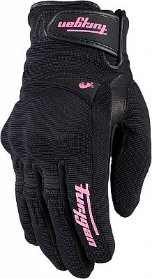 Furygan Jet All Season D3O, Handschuhe wasserdicht Damen - Schwarz/Pink - M von Furygan