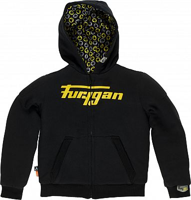 Furygan Luxio, Textiljacke Kinder - Schwarz/Neon-Gelb - 12 von Furygan