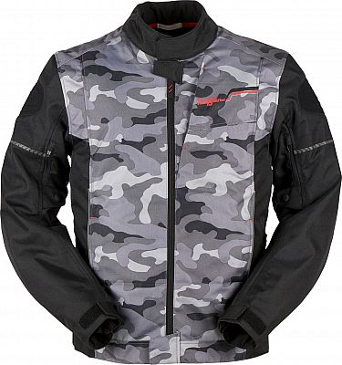 Furygan Riley Camo, Textiljacke - Schwarz/Grau - M von Furygan