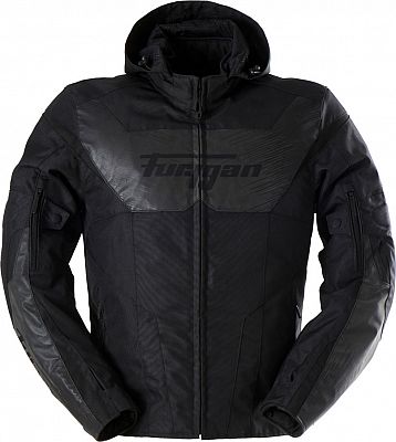 Furygan Shard HV, Textiljacke wasserdicht - Schwarz/Dunkelgrau - XXL von Furygan