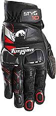 Furygan Styg 10, Handschuhe - Schwarz/Weiß/Rot - L von Furygan