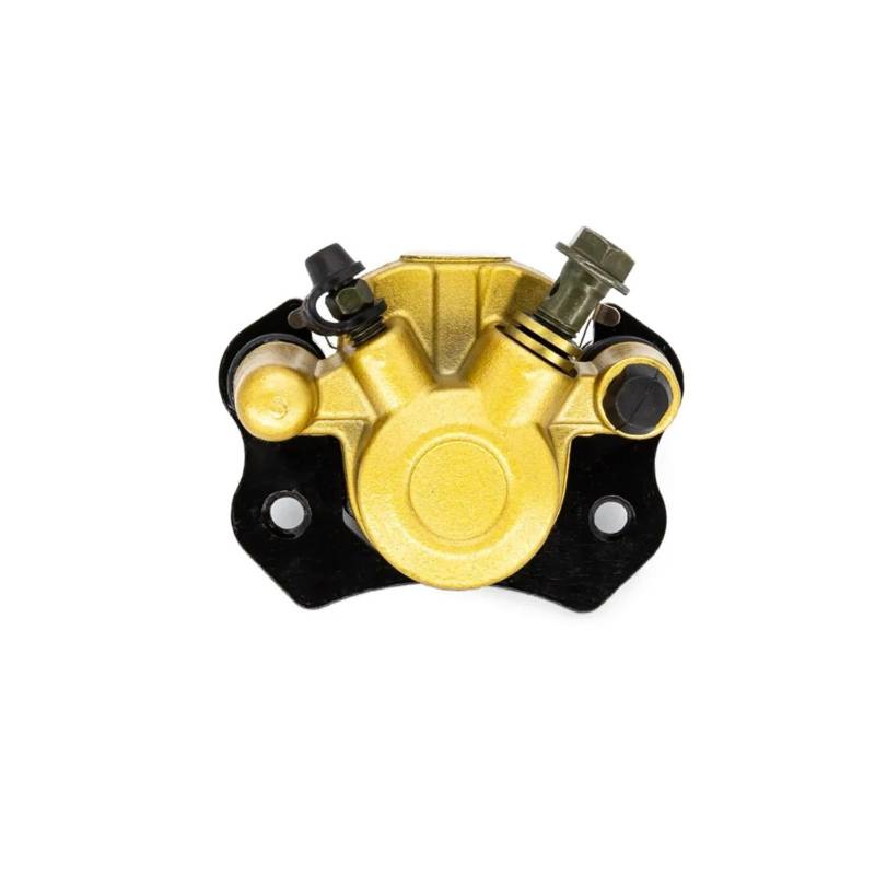 ATV-Scheibenbremsen hinten, Bremssättel, Klemme, untere Pumpe for 50 70 90 110 125 150 cc Quad-Hauptzylinder-Bremssattel(Right Yellow) von Futaoo