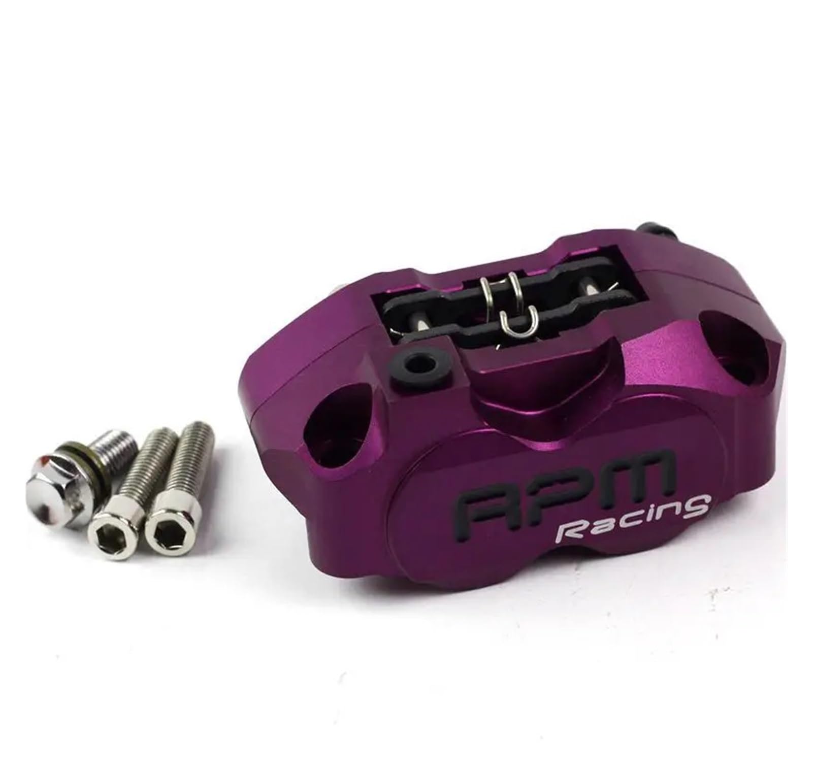 Motorrad U/min Bremssattel Bremspumpe 82mm Montage 4 Kolben Radial for Roller Rsz Jog Force Dirt Bike ändern(Purple) von Futaoo