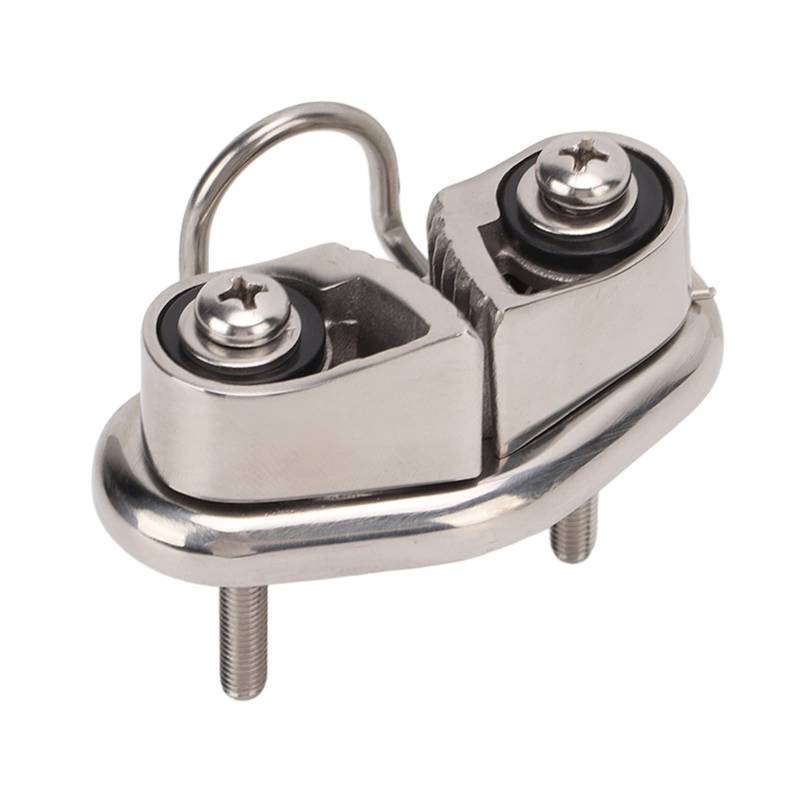 Cam Cleat, Boat Cam Cleat mit Draht Leading Ring Pilates-Ausrüstung für Segelboote 316 Edelstahl Spiegelpolierter Ersatz für 10 Mm Seil von Fydun