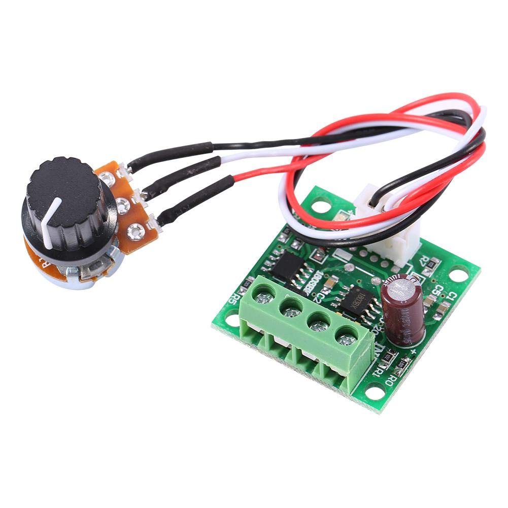 DC PWM Controller, Fydun Niederspannung DC 1,8 V bis 15 V 2A Mini Motor Drehzahlregler Steuer Modul Ohne Potentiometer Switch von Fydun