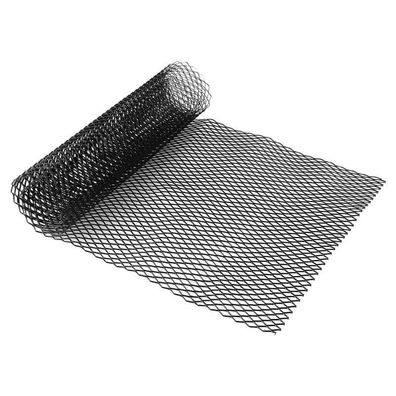 Fydun Auto Grille Mesh 8x16mm Aluminiumlegierung Auto Grille Mesh Net Grid Körper Stoßstange Rhombic Grill Universal Schwarz von Fydun