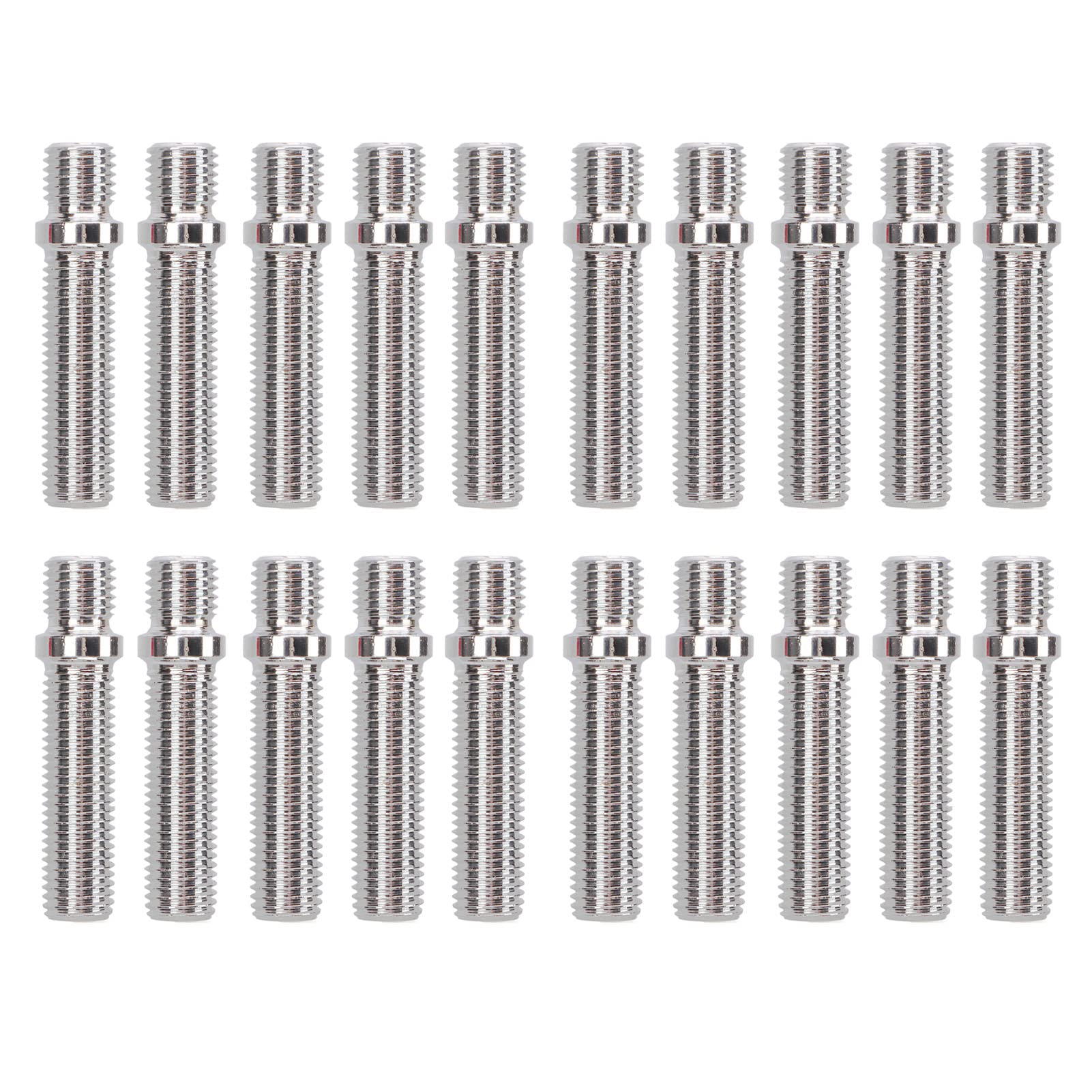 Fydun Radbolzenumbau, 20 STK 58mm Verlängerter Radbolzen 41 Mm Schaftlänge Radumbauschrauben Bolzenadapter Für Autos(M12x1.25 to M12x1.5) von Fydun