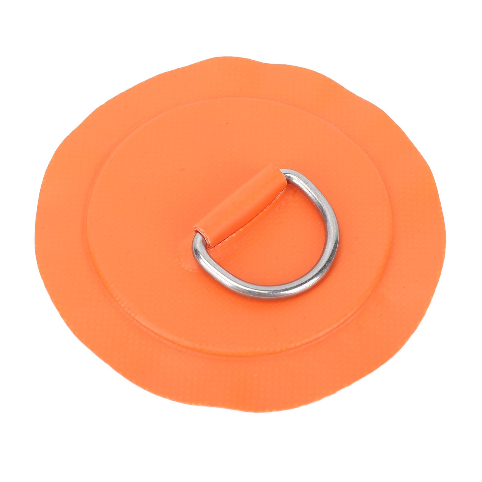 Fydun Runder D-Ring-Patch, Multifunktionales PVC-Edelstahl-Boot-D-Ring-Pad, Schlauchboot, Kajak, Beiboot-Zubehör (ORANGE) von Fydun