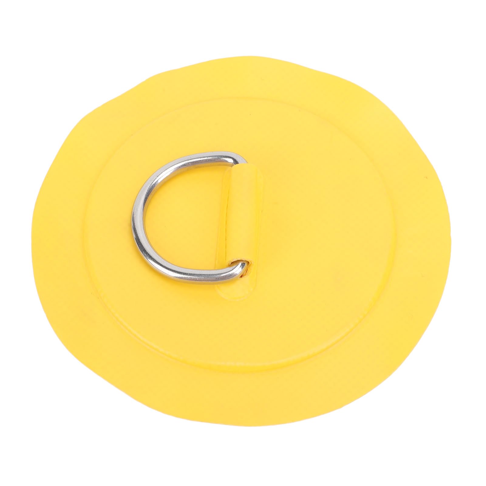 Fydun Runder D-Ring-Patch, Multifunktionales PVC-Edelstahl-Boot-D-Ring-Pad, Schlauchboot, Kajak, Beiboot-Zubehör (Yellow) von Fydun